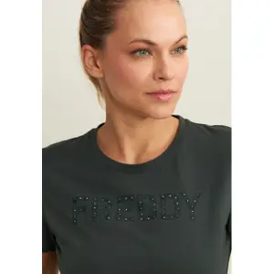 T-shirt με λογότυπο από τρουκς μπροστά για γυναίκες Freddy image-4