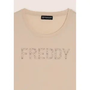 T-shirt με λογότυπο από τρουκς μπροστά για γυναίκες Freddy image-2