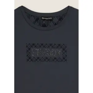 T-shirt med geometriska mönster för kvinnor Freddy image-6