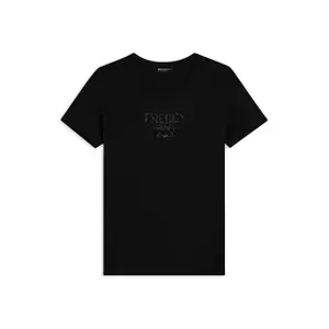 Γυναικείο ραγλάν T-shirt με γεωμετρικό διακοσμητικό στοιχείο Freddy image-0