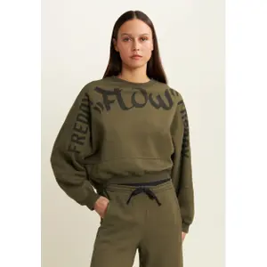 Extra-large Crop-Sweatshirt für Frauen Freddy Maxi Flow image-2