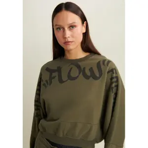 Extra-large Crop-Sweatshirt für Frauen Freddy Maxi Flow image-5