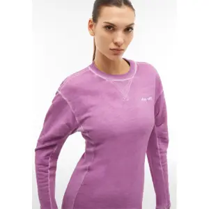 Oversize Sweatshirt mit Rippeneinsätzen für Damen Freddy image-5