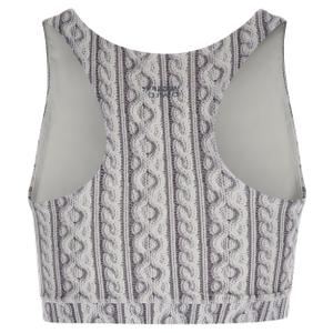 Women's knitted effect photographic print bra Freddy image-1