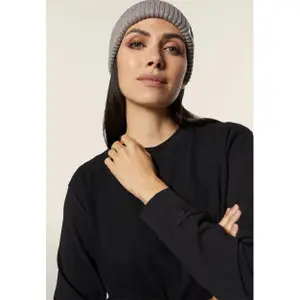 Damen Rundhals Sweatshirt aus Wabenstoff Freddy image-5