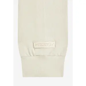 Damen Rundhals Sweatshirt aus Wabenstoff Freddy image-2