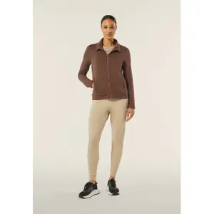 Damen Sweatshirt mit kurzem Reißverschluss und geflochtenen Details an den Seiten Freddy image-2