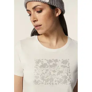 Άνετο T-shirt με χρυσόσκονη για γυναίκες Freddy image-5