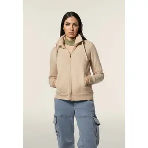 Damen Stehkragen Sweatshirt mit Einsätzen Freddy image-3