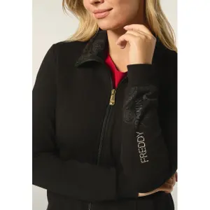 Hochschließender Sweatshirt mit Paisley-Muster für Damen Freddy image-5