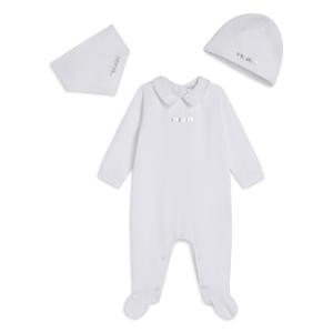 Souprava s overalem, čepičkou a bryndákem pro holčičku Freddy