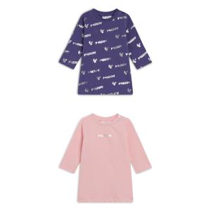 Stretch Cotton Dress for Baby Girl Freddy (x2)