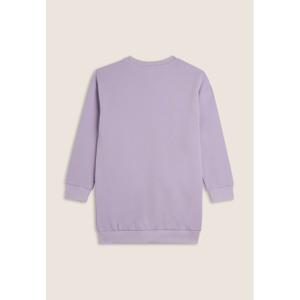 Girls' knitted effect logo hoodie sweatshirt Freddy image-1