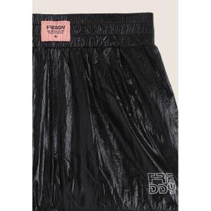Silver coated fabric shorts for girls Freddy image-2