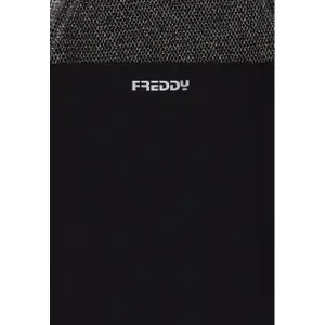 Long t-shirt dress with Lurex mesh sleeves for girls Freddy image-2