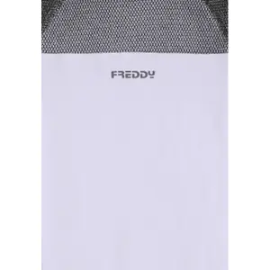 Long t-shirt dress with Lurex mesh sleeves for girls Freddy image-2