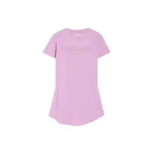 Girls' jersey t-shirt dress with logo Freddy image-0