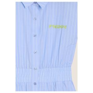 Striped short jumpsuit with belt for girls Freddy image-2