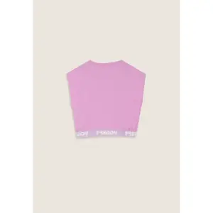 Girls' logo-embellished jacquard elastic vest Freddy image-1