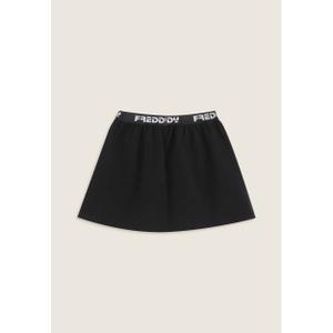 Flared skirt with elastic logo for girls Freddy image-1
