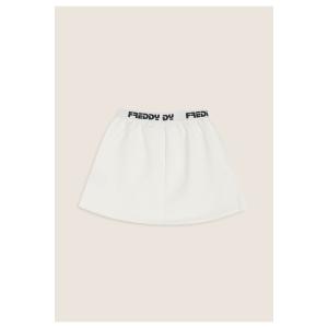 Flared skirt with elastic logo for girls Freddy image-1