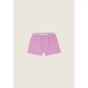 Calças curtas extensíveis com elástico jacquard em algodão para rapariga Freddy image-1