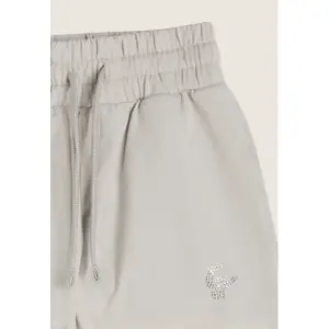 Calças curtas extensíveis com logo em lantejoulas em algodão para rapariga Freddy image-2