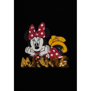 Girls' glitter text T-shirt Freddy Minnie image-2