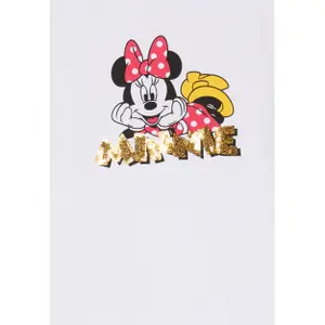 T-Shirt mit Glitzeraufschrift für Mädchen Freddy Minnie image-2
