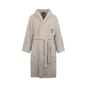 Bademantel aus Frottee mit gesticktem Logo und Taschen für Damen Freddy