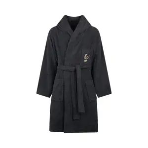 Bademantel aus Frottee mit gesticktem Logo und Taschen für Damen Freddy