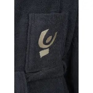 Bademantel aus Frottee mit gesticktem Logo und Taschen für Damen Freddy image-2