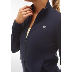 Women's interlock fabric tracksuit with high-neck sweatshirt and zip. Freddy image-5