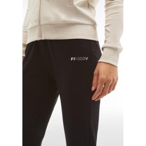 Women's interlock fabric tracksuit with high-neck sweatshirt and zip. Freddy image-6