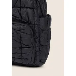 Damen gepolsterter Rucksack mit Details aus Kunstleder Freddy image-2