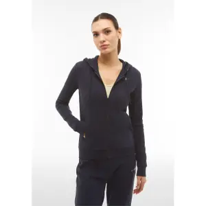 Conjunto de chándal de tejido interlock con sudadera con capucha y cremallera para mujer Freddy image-2
