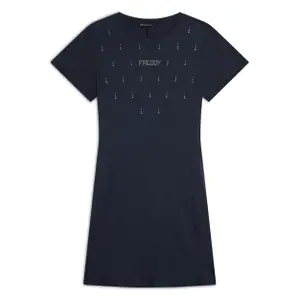 Damen T-Shirt Kleid mit glitzerndem Modaljersey Freddy image-0
