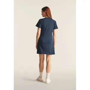 Damen T-Shirt Kleid mit glitzerndem Modaljersey Freddy image-3