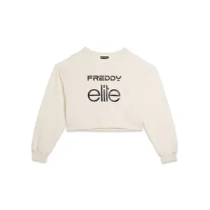 Sweatshirt crop Damen Freddy Comfort Fit Elite image-0