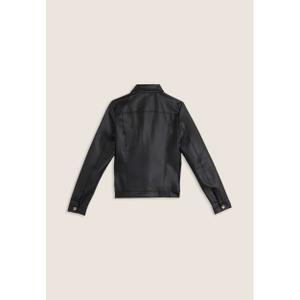 Women's trucker leather jacket Freddy image-1