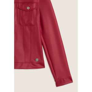 Women's trucker leather jacket Freddy image-2