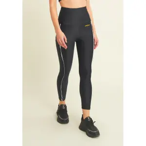 Legginsy 7/8 z kontrastowymi lamówkami damskie Freddy image-2