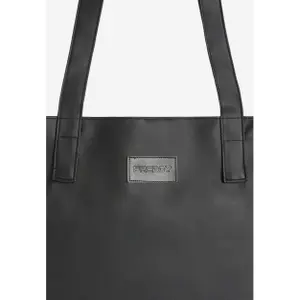 Torba tote z ekoskóry z logo dla kobiet Freddy image-2