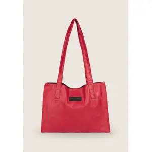 Torba tote z ekoskóry z logo dla kobiet Freddy image-1