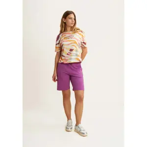 Bermudas de jersey con logo para mujer Freddy image-3