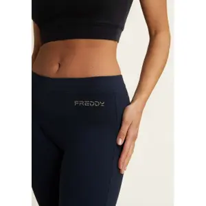 Calças de treino slim em jersey para mulher Freddy image-6