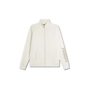 Sudadera con cremallera y cuello alto con logo para mujer Freddy image-0