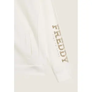 Sudadera con cremallera y cuello alto con logo para mujer Freddy image-2