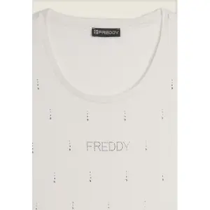 Női jersey ujjatlan póló Freddy College Luxe image-2