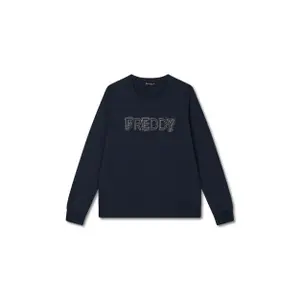 Sweatshirt com logo em terry francês para mulher Freddy image-0